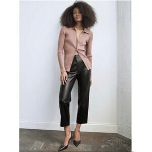 BABATON | Command Cropped Faux Leather Pants | 2
